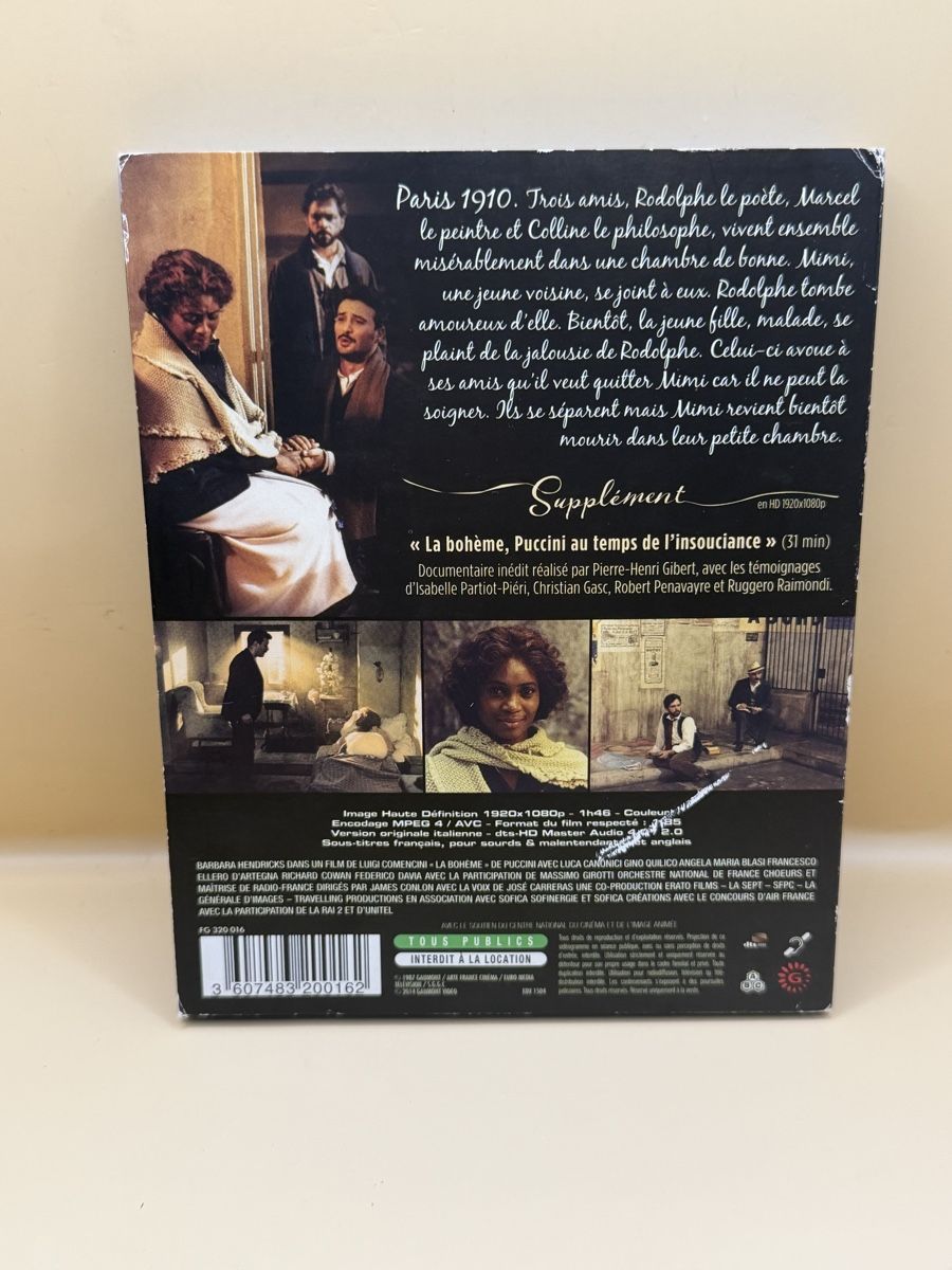 Tutti i DVDs: Blu-ray La Bohème - Barbara Hendricks - Edition Spéciale – Usato da Genève venduto da sho_67qj 1