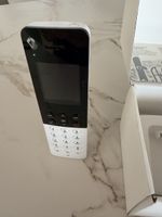 Téléphone HD-Phone Davos blanc avec socle et accessoires