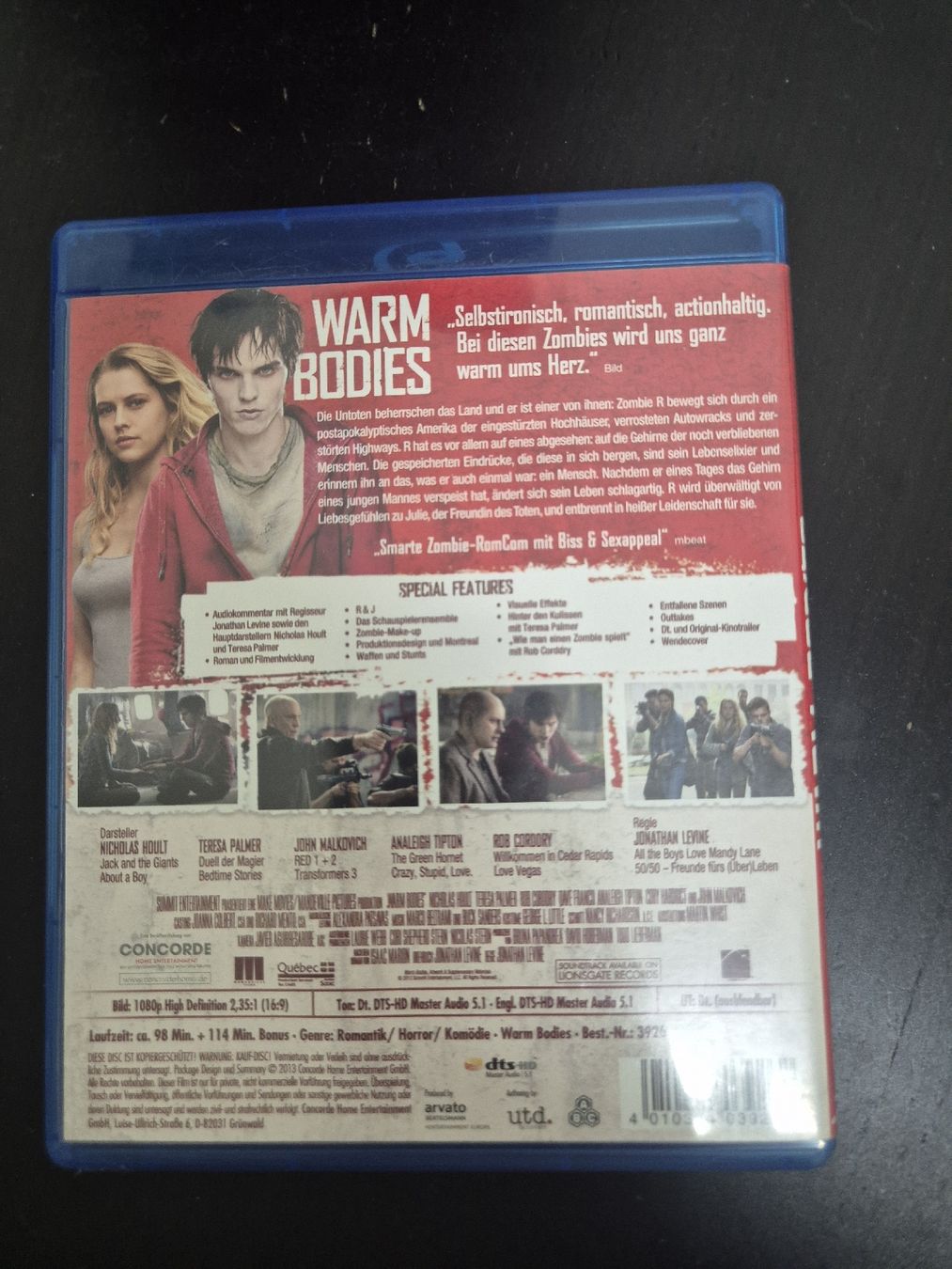 Tutti i DVDs: Blu-ray Film Warm Bodies Zombies – Usato da Wald ZH venduto da _Hotarubi_ 1