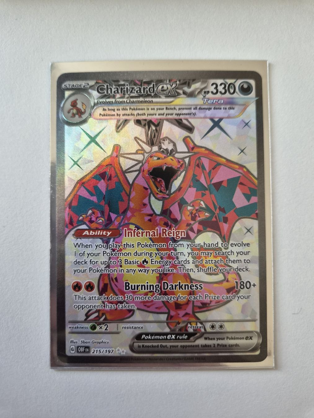 Pokémon Cartes à collectionner: Charizard ex 215/197 – D'occasion à Goldach par Napoleon_1992
