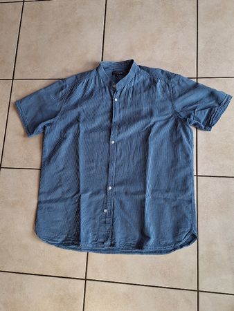 Sommerhemd Kragenlos XL Top Zustand!
