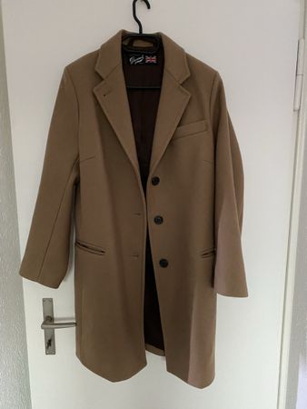 Gloverall Damen Wollmantel Chesterfield Gr. 38