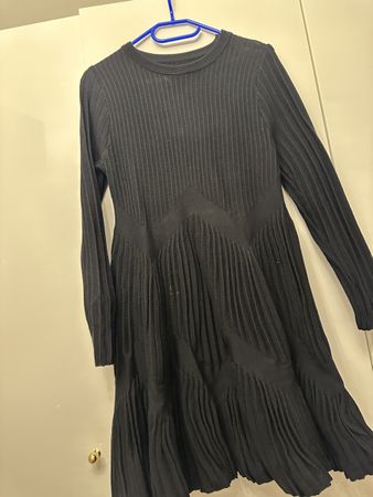Schwarzes Strickkleid Gr. S elegant & modern