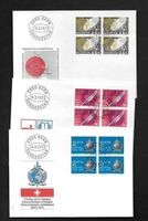3 FDC 520 - 522 Serie Viererblöcke ET Bern 15.2.1973
