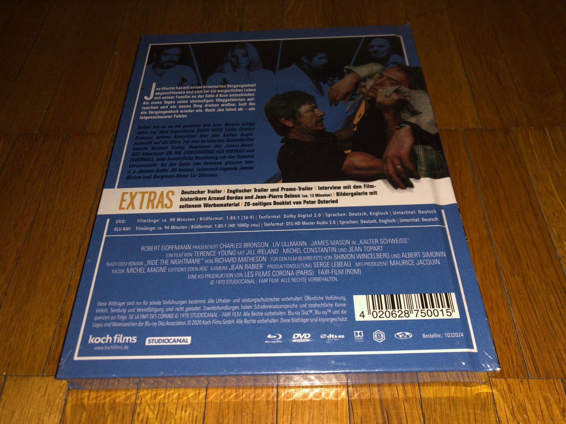 Tutti i DVDs: Kalter Schweiss - MEDIABOOK - A - UNCUT – Nuovo e nell'imballaggio originale da Basel venduto da havsok 1