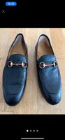 Gucci Men's Leather Horsebit Loafer with Web new