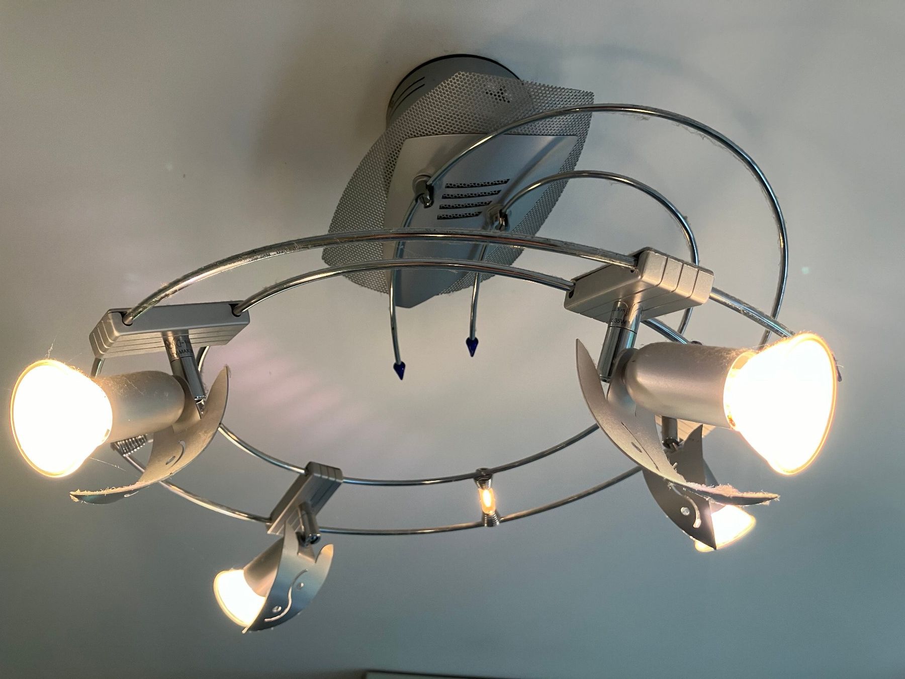 Lampadari & plafoniere: Deckenlampe, Spot / Strahler 4 Halogen – Usato da Wolfwil venduto da Verbenia 1