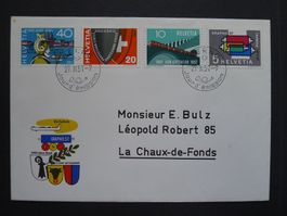 1957 FDC mit Nr. 328-331 BERNE