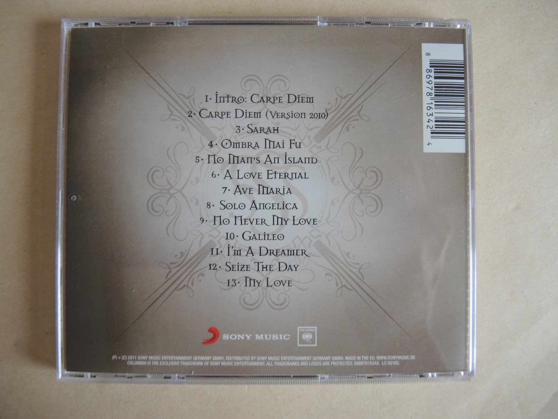 CD: CD - FREDDY SAHIN SCHOLL - Carpe Diem – Usato da Rorschach venduto da maeck8 2