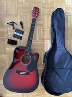 Western Gitarre mit Zusätzen