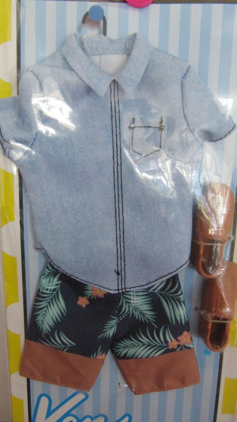 Bambole: Ken Sommer Outfit – Nuovo e nell'imballaggio originale da Brunnen venduto da Kiwiland1 1