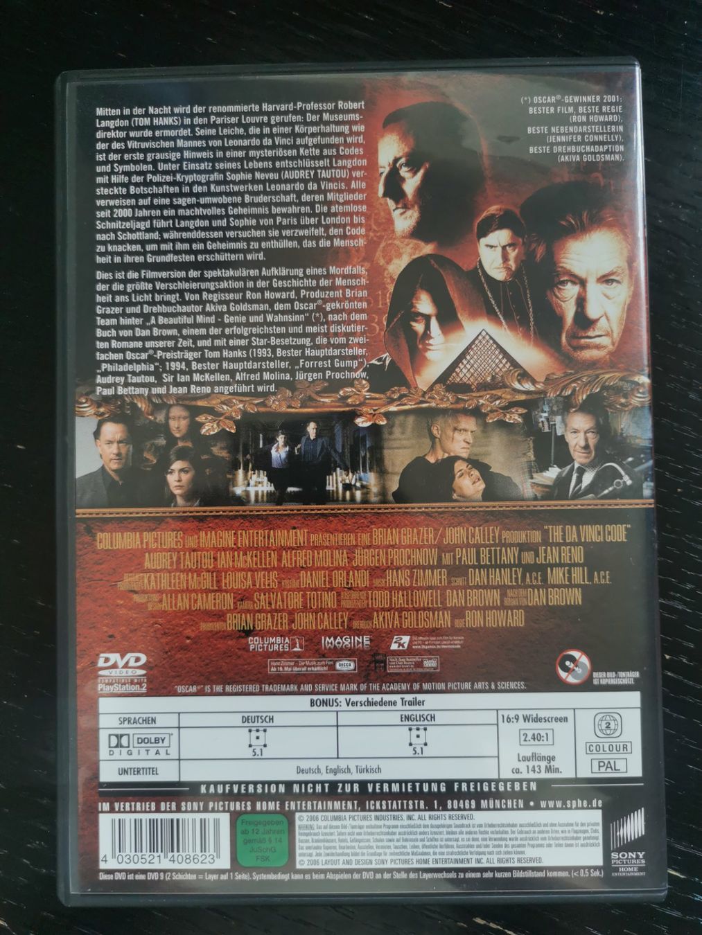 Tutti i DVDs: DVD The Da Vinci Code - Sakrileg – Usato da Zürich venduto da fil_t2br 1