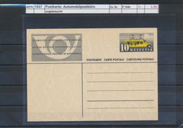 1937 Postkarte: "Automobilpostbüro", ungebraucht
