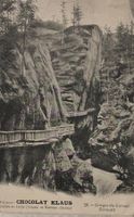 Gorges du Gorner, Zermatt, Chocolat Klaus, Werbung