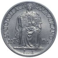 Vaticano, 1 Lira 1946, R!