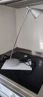 Schicke Schreibtischlampe, silber,eine Lichstufe Top Zustand