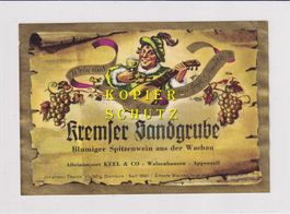 Etikette - Kremser Sandgrube /bd