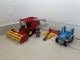 Lego Duplo Bauernhof Set Mähdrescher und Traktor