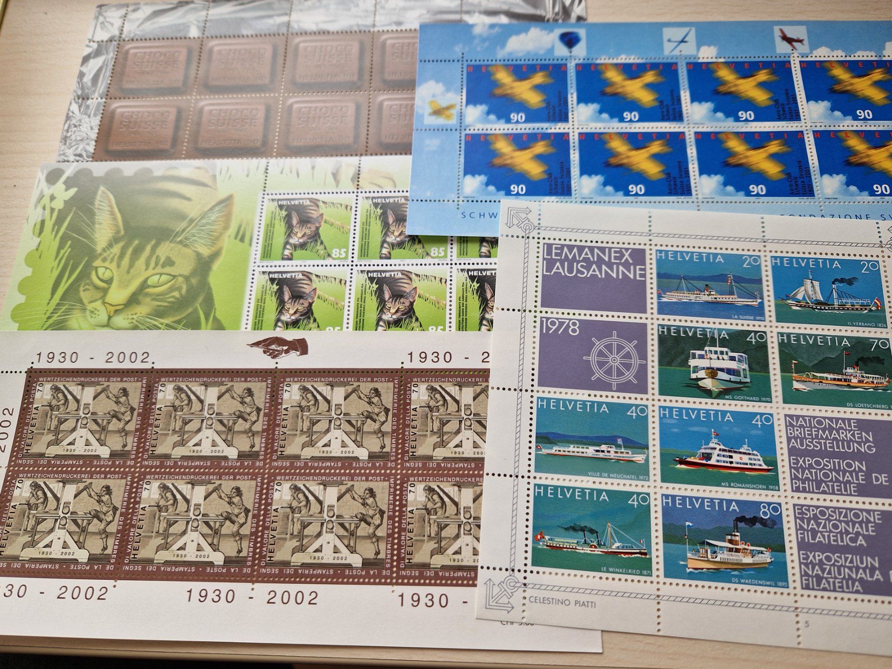 Tutti i francobolli: Frankaturware Bögen, postfrisch**, ab 1.- – Usato da Burgdorf venduto da Glossy01