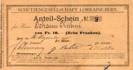 Schützengesellschaft Lorraine-Bern, Bern - 1900