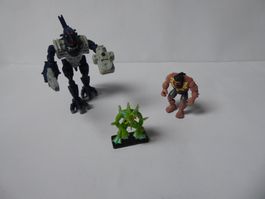 Set: 1 Lego Bionicle Mc Donalds 2007, 1 Drache, 1 Kämpfer