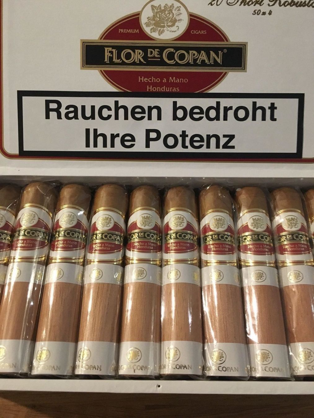 Zigarren: Flor de Copan Short Robusto – Neu und originalverpackt aus Neuwilen von Geniesser100