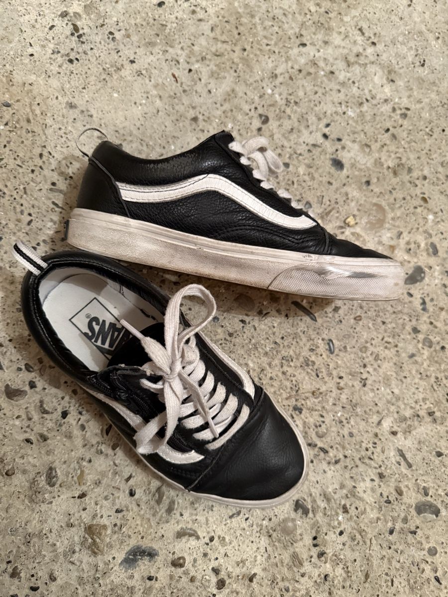 Vans Scarpe da donna: LIMITED Vans Skool Leather Black White Sneakers – Usato da Dübendorf venduto da zhe_69pd 3