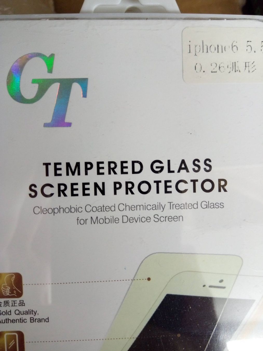 Cover & Protezioni schermo: Tempered Glass Screen Protector für iphone 6 plus Panzerglas – Nuovo e nell'imballaggio originale da Ermatingen venduto da rik4rdo 1