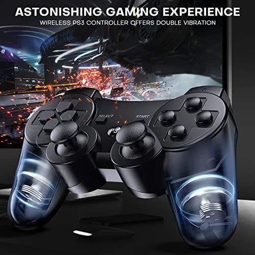 Manettes: Controller PS3 Wireless Bluetooth Double Shock Ergonomie – Neuf avec emballage d'origine à Hundwil par pak_7zvn 5