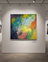Gemälde " Farbträume" handmade 90×90