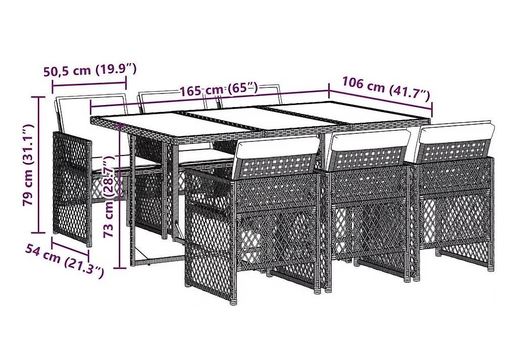 Set de table et chaises: Gartentisch mit 6 Stühlen – D'occasion à Olten par jan_w8sb 1