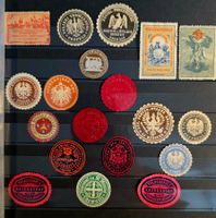 Historische Siegelmarken & Reklamemarken Kaiserreich