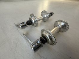 Bianchi Velofelgen Naben Set silber gebraucht
