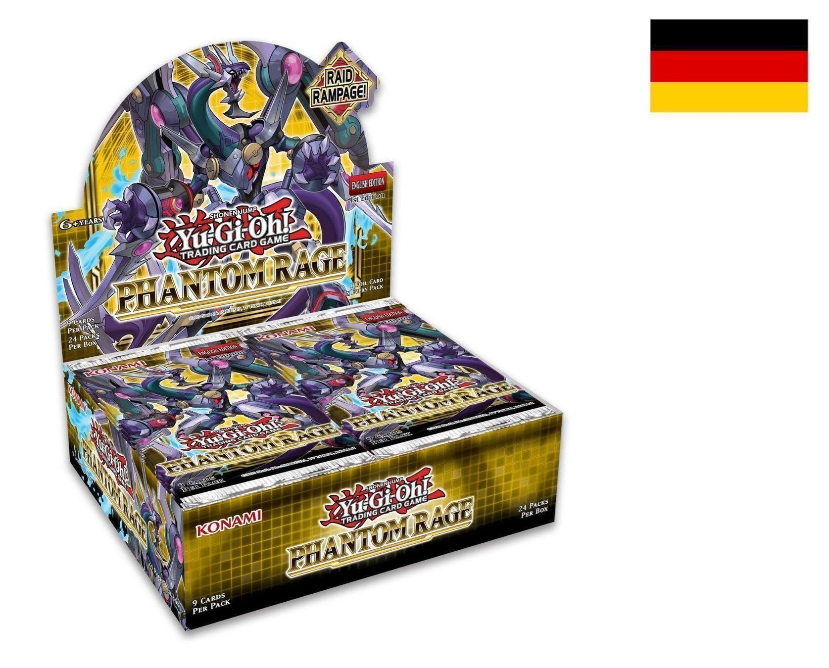 Carte collezionabili: YuGiOh Phantom Rage /1. Auflage DE Displ – Nuovo e nell'imballaggio originale da Niederglatt ZH venduto da RetroBros