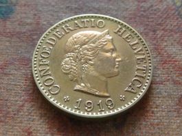 10 Rp. 1919 jaune/gelb   (B)