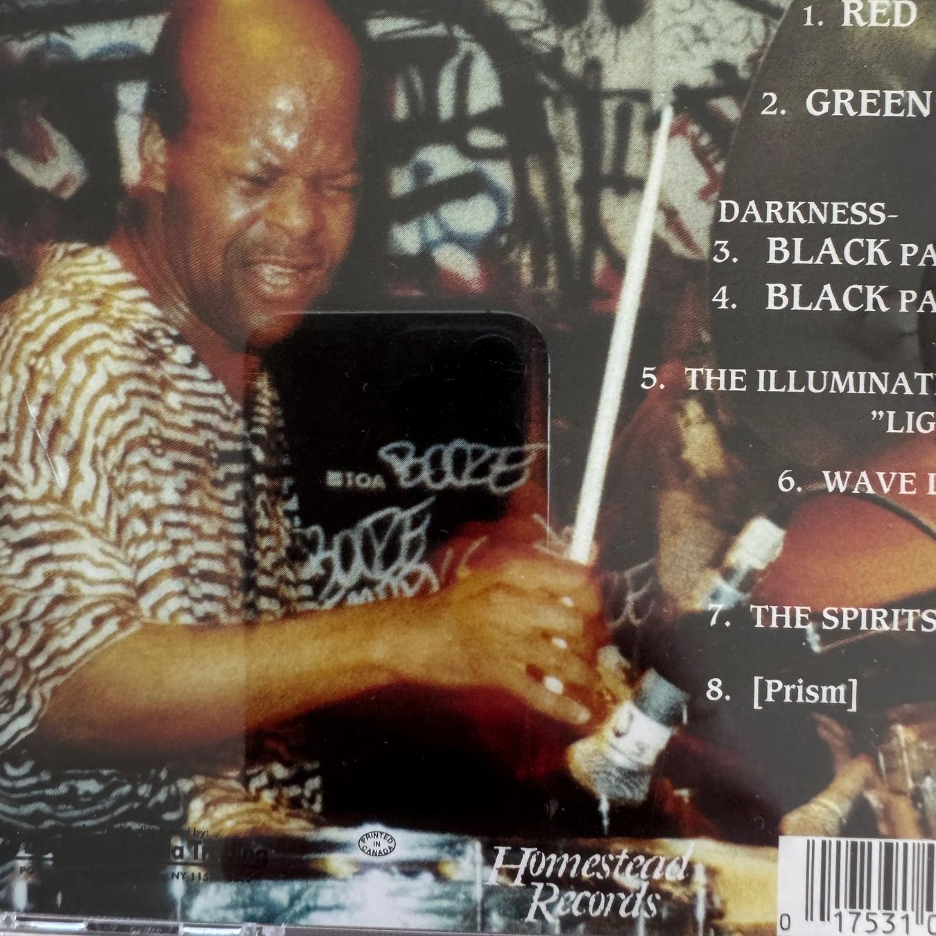 CDs: William Hooker – Radiation (CD) 1992 w. Brian Miller/Doherty – Gebraucht aus Zug von Mirare9 2