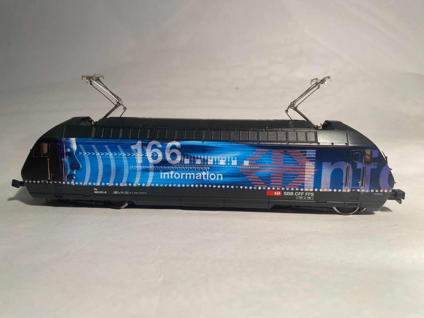 Hag Modellini di ferrovie: HAG E-Lok RE460 SBB "OCP",  AC Digital – Usato da Buchrain venduto da Modellbahn11 1