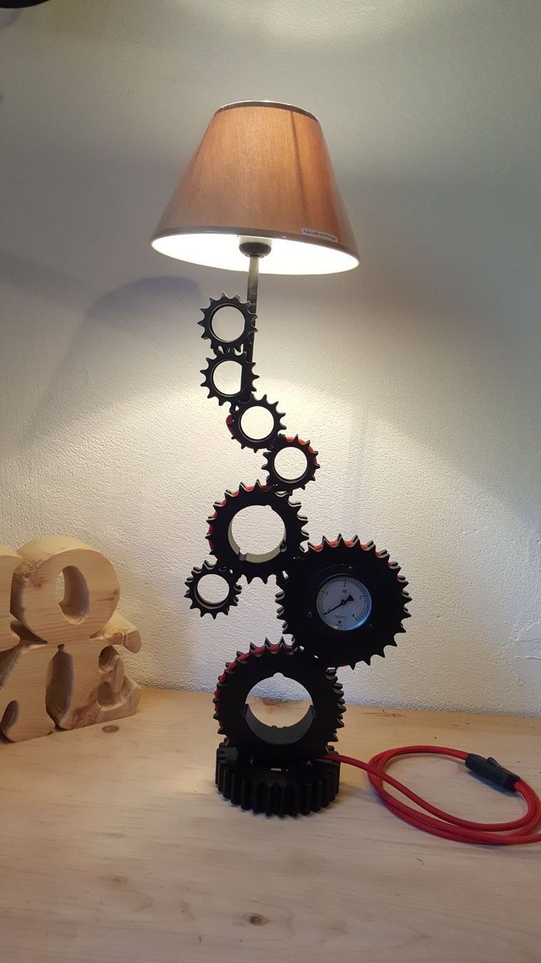 Lampade: Lampe Steampunk im Industriestil. – Nuovo e nell'imballaggio originale da Domat-ems venduto da Gr8wood 3