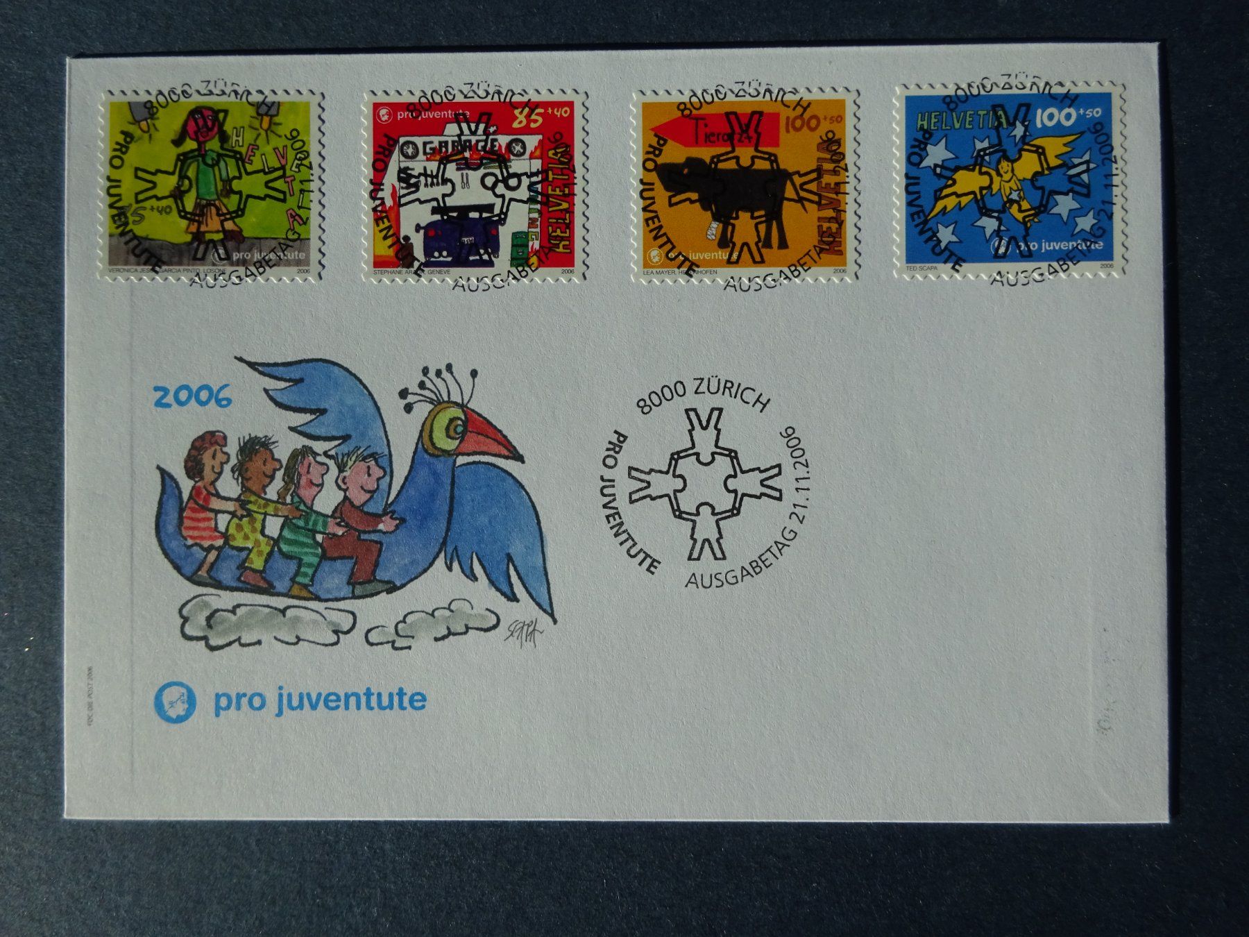 Tutti i francobolli: 2006 Pro Juventute FDC mit ET-Voll – Usato da Appenzell-Steinegg venduto da adi1975 1