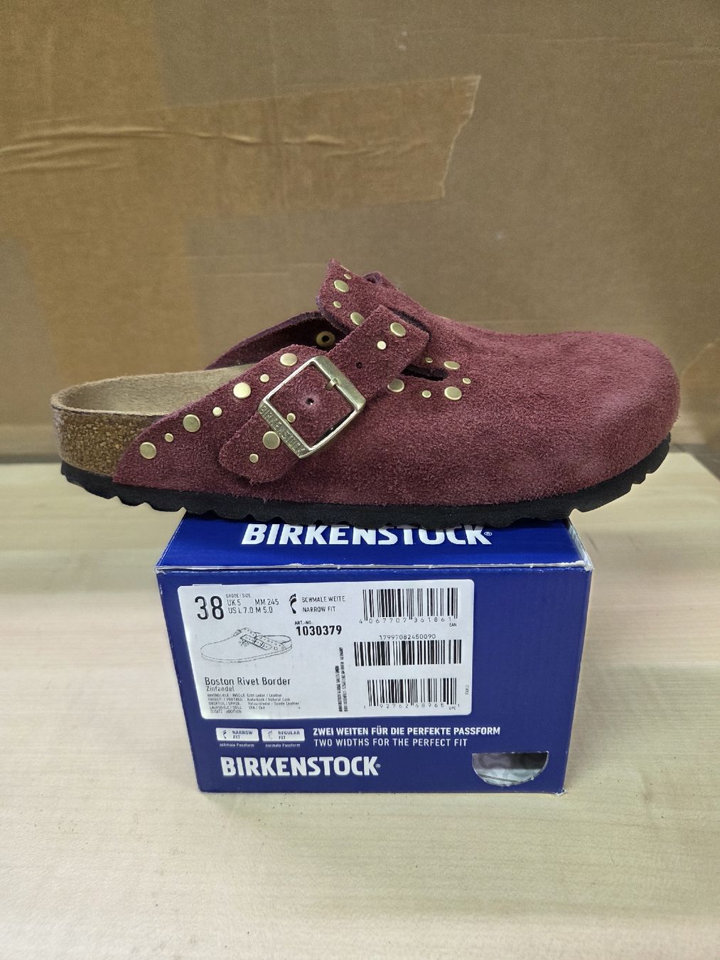 Chaussures femmes: Boston Rivet Border Zinfandel – Neuf avec emballage d'origine à Maroggia par MarDoni