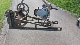 Alte Seilwinde Elektro Sammler Museum Traktor Deko Einachser