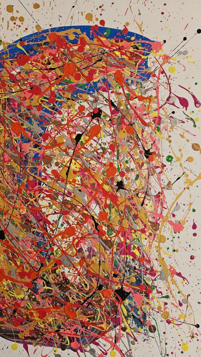 Gemälde: Tableau abstrait unique, parfait pour décorer votre intér... – Neu (gemäss Beschreibung) aus Le Locle von fab_c9hh 4