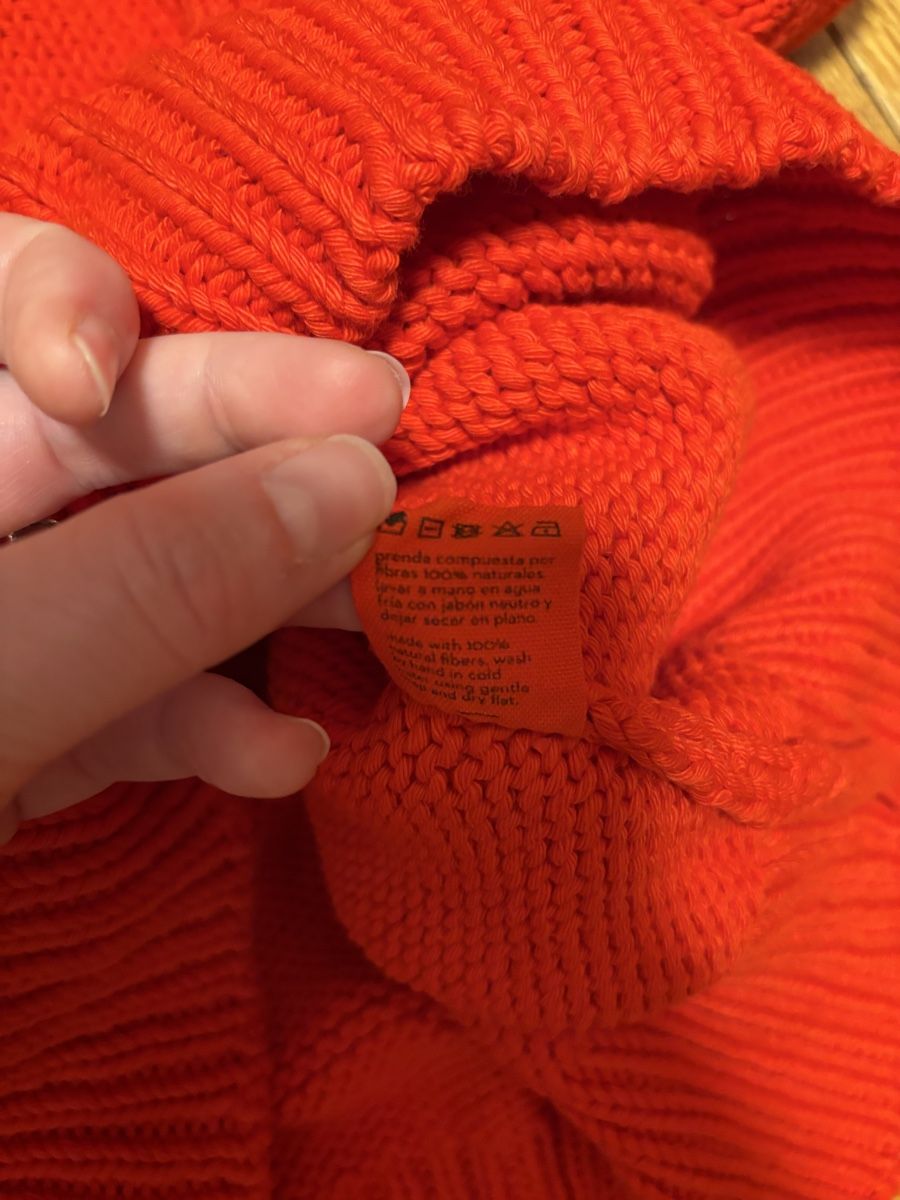 Maglioni & Felpe: Pull en coton Babaà rouge tricoté, comme neuf – Usato da Geneve venduto da sop_prf7 3