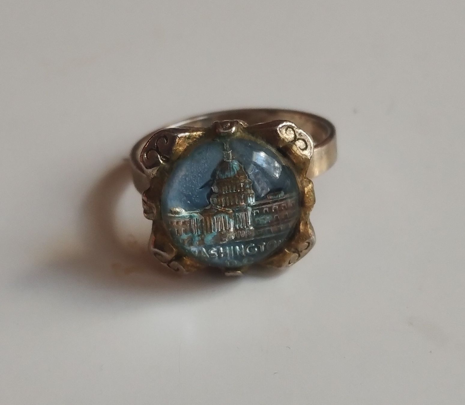 Anelli: Alter Washington Kapitol  Ring vergoldet – Usato da Schiers venduto da bak007 1