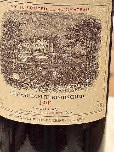 Vino: Chateau Lafite Rothschild 1981 – Usato da Porza venduto da Marti24