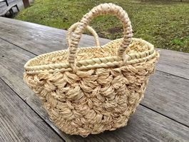 Korb: Palmblatt/Raffia-ANGEBOT
