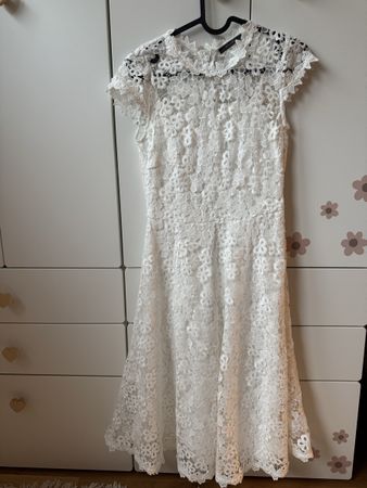 Festliches Kleid/ Hochzeitskleid mit Spitze , Grösse XS