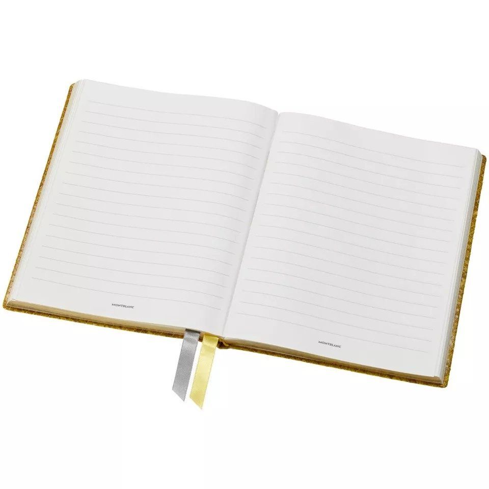 Montblanc Blocchi: NEU-MONTBLANC Notebook #146, Python Print, Saffron lined-OVP – Nuovo e nell'imballaggio originale da Kilchberg ZH venduto da Luxury-Goods-CH 1
