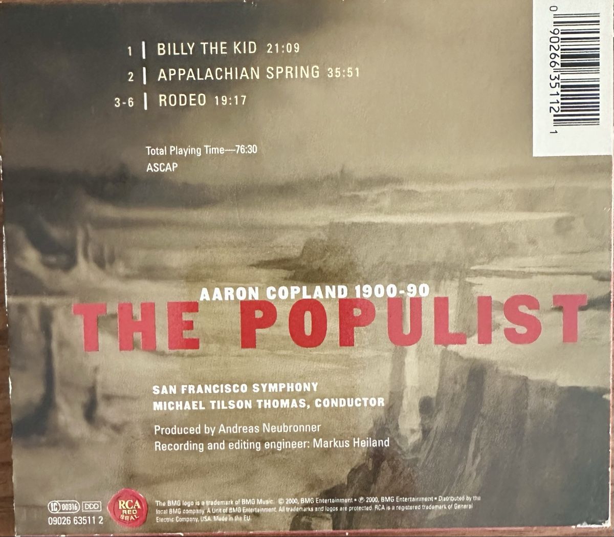 CDs: Aaron Copland: The Populist – Neuf (Voir description) à Utzigen par taino01 1