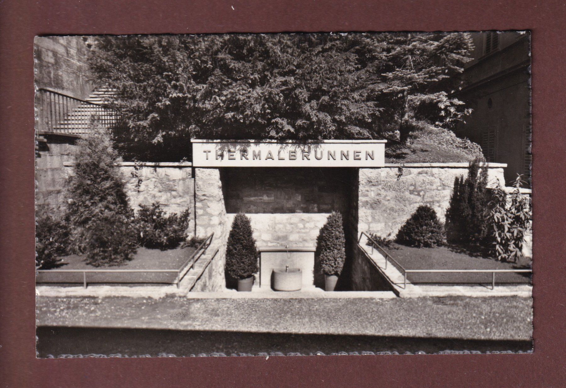 Ansichtskarten: BADEN - Thermalbrunnen - 1941 – Gebraucht aus Pully von nicecards-shop